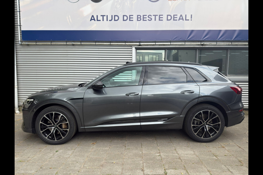 Audi e-tron E-tron 50 quattro Launch edition Black S-Line l 86% SOH l Pano l Camera l Trekhaak l