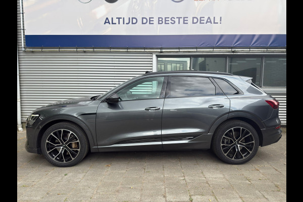 Audi e-tron E-tron 50 quattro Launch edition Black S-Line l 86% SOH l Pano l Camera l Trekhaak l