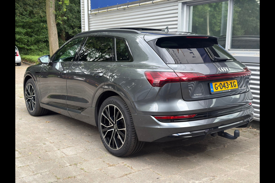 Audi e-tron E-tron 50 quattro Launch edition Black S-Line l 86% SOH l Pano l Camera l Trekhaak l