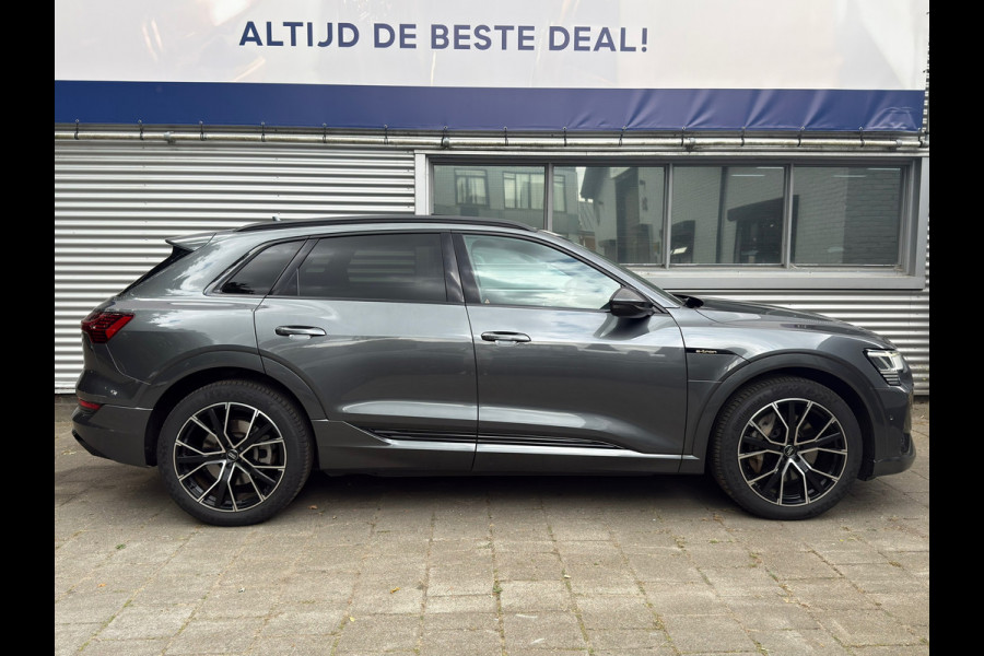 Audi e-tron E-tron 50 quattro Launch edition Black S-Line l 86% SOH l Pano l Camera l Trekhaak l