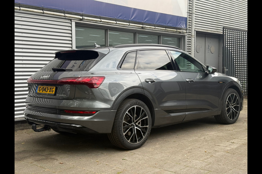 Audi e-tron E-tron 50 quattro Launch edition Black S-Line l 86% SOH l Pano l Camera l Trekhaak l