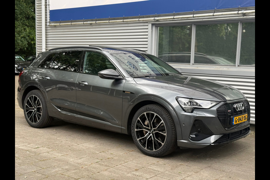 Audi e-tron E-tron 50 quattro Launch edition Black S-Line l 86% SOH l Pano l Camera l Trekhaak l