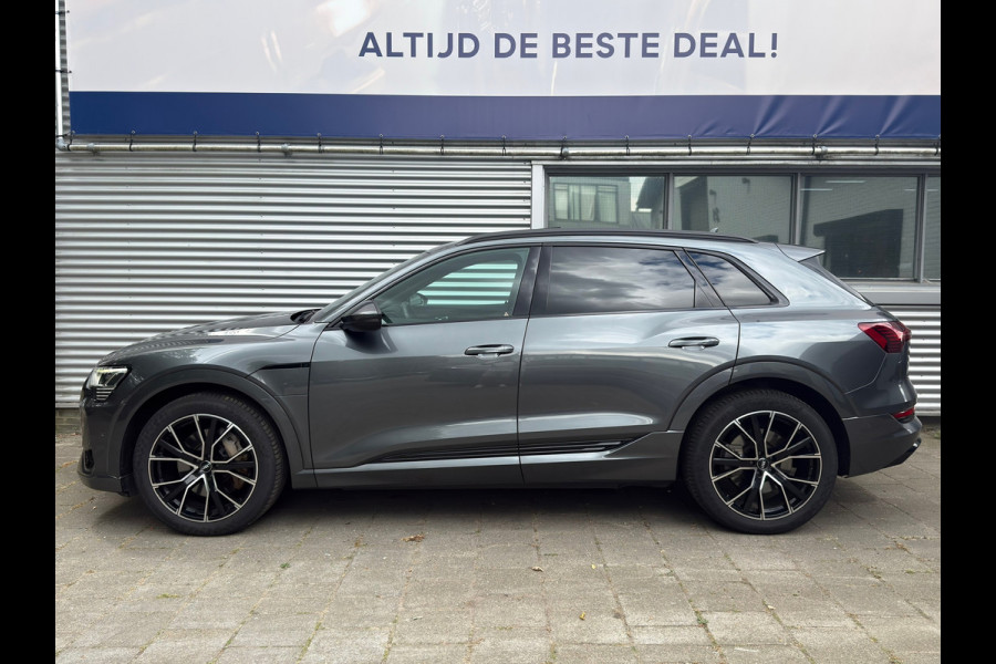 Audi e-tron E-tron 50 quattro Launch edition Black S-Line l 86% SOH l Pano l Camera l Trekhaak l