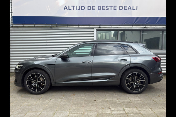 Audi e-tron E-tron 50 quattro Launch edition Black S-Line l 86% SOH l Pano l Camera l Trekhaak l