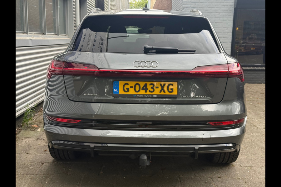 Audi e-tron E-tron 50 quattro Launch edition Black S-Line l 86% SOH l Pano l Camera l Trekhaak l