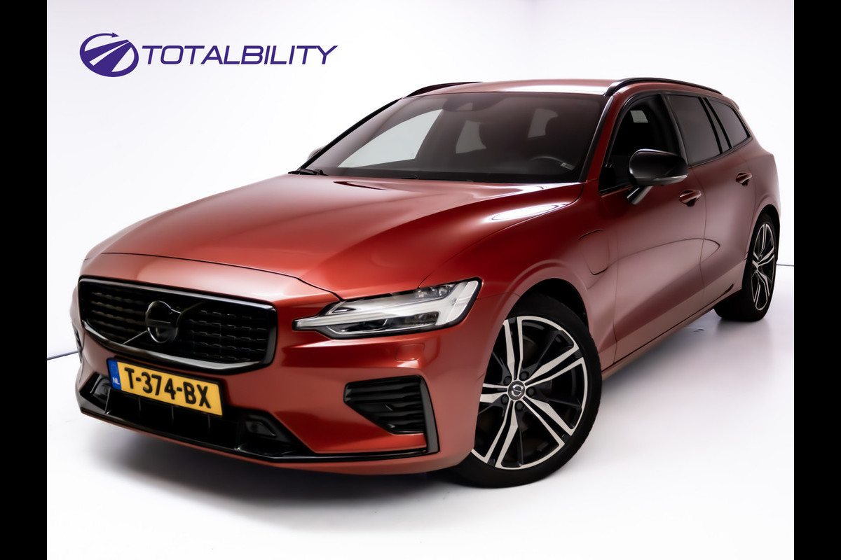 Volvo V90 2.0 T6 AWD R-Design | Pano | Trekhaak | Headup | Harman Kardon | Pilot assist | Stoel- & Stuurverwarming | 19"LMV, Extra getint glas, 1/2 leer/alcantara, PDC + Camera, Apple Carplay, Elec. achterklep