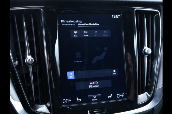 Volvo V90 2.0 T6 AWD R-Design | Pano | Trekhaak | Headup | Harman Kardon | Pilot assist | Stoel- & Stuurverwarming | 19"LMV, Extra getint glas, 1/2 leer/alcantara, PDC + Camera, Apple Carplay, Elec. achterklep
