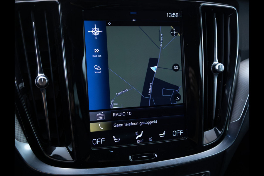 Volvo V90 2.0 T6 AWD R-Design | Pano | Trekhaak | Headup | Harman Kardon | Pilot assist | Stoel- & Stuurverwarming | 19"LMV, Extra getint glas, 1/2 leer/alcantara, PDC + Camera, Apple Carplay, Elec. achterklep