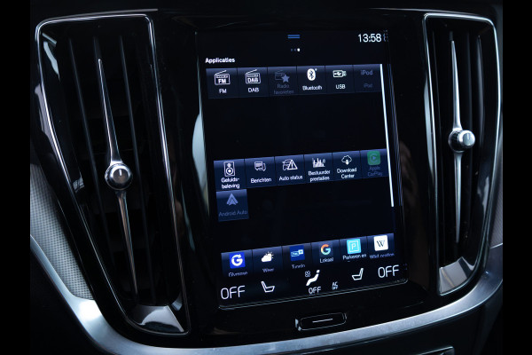 Volvo V90 2.0 T6 AWD R-Design | Pano | Trekhaak | Headup | Harman Kardon | Pilot assist | Stoel- & Stuurverwarming | 19"LMV, Extra getint glas, 1/2 leer/alcantara, PDC + Camera, Apple Carplay, Elec. achterklep