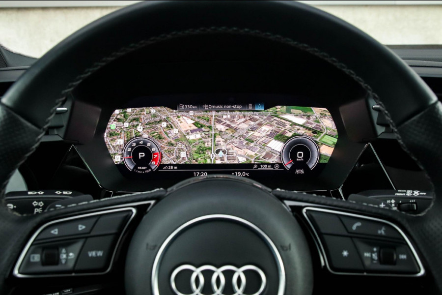 Audi A3 Sportback 35 1.5 TFSI S Edition One S-line 150pk S-Tronic Lederen kuipstoelen|Virtual Cockpit|Panoramadak|LED Matrix|Black