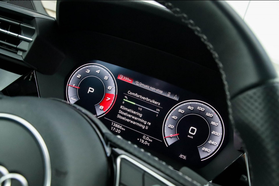 Audi A3 Sportback 35 1.5 TFSI S Edition One S-line 150pk S-Tronic Lederen kuipstoelen|Virtual Cockpit|Panoramadak|LED Matrix|Black
