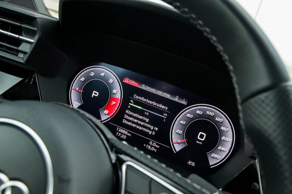 Audi A3 Sportback 35 1.5 TFSI S Edition One S-line 150pk S-Tronic Lederen kuipstoelen|Virtual Cockpit|Panoramadak|LED Matrix|Black
