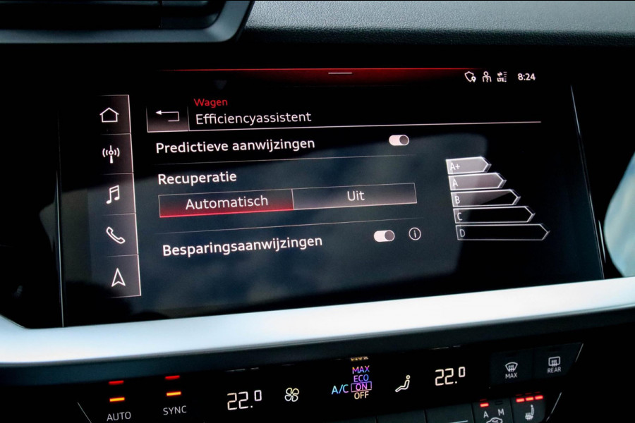 Audi A3 Sportback 35 1.5 TFSI S Edition One S-line 150pk S-Tronic Lederen kuipstoelen|Virtual Cockpit|Panoramadak|LED Matrix|Black