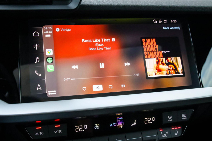 Audi A3 Sportback 35 1.5 TFSI S Edition One S-line 150pk S-Tronic Lederen kuipstoelen|Virtual Cockpit|Panoramadak|LED Matrix|Black