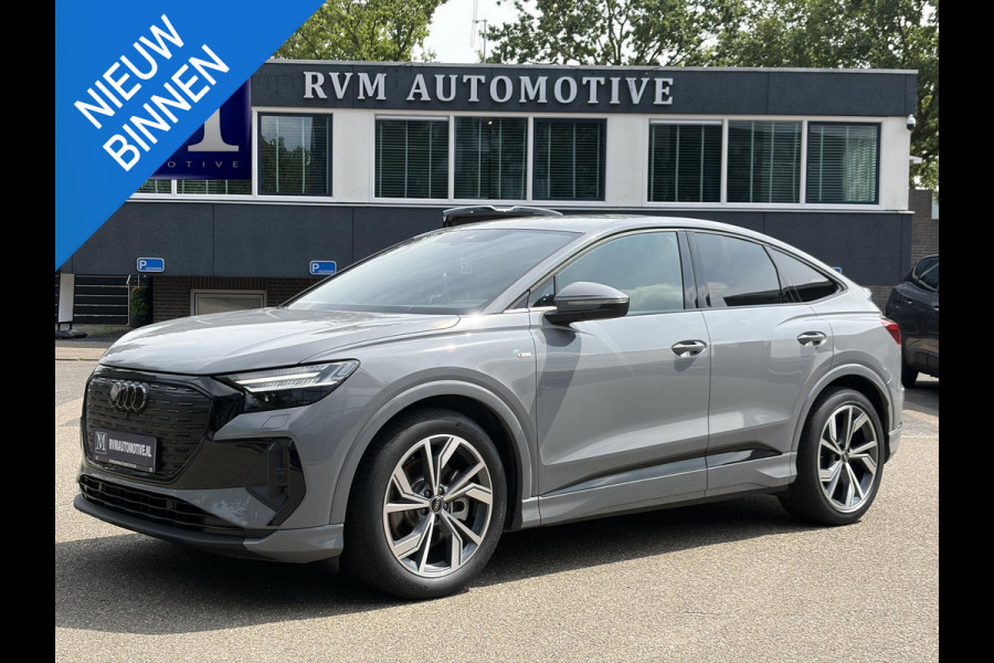 Audi Q4 Sportback e-tron 45 S Edition 82 kWh 21000 KM ! | SOH 92% | S-LINE | ADAPT. CRUISE CONTROL | STOELVERWARMING | ELEK. ACHTERKLEP | ACHTERUITRIJCAMERA