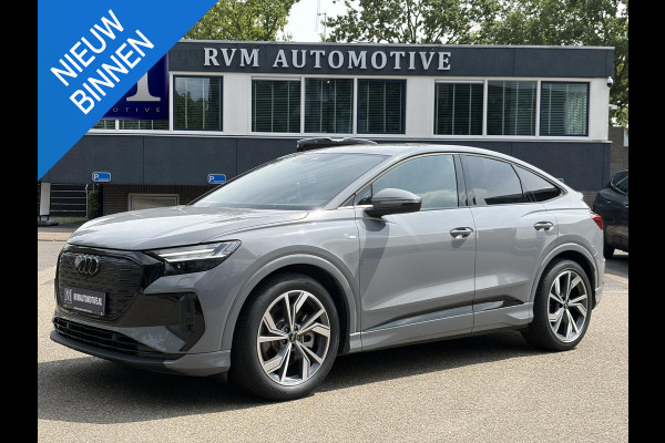 Audi Q4 Sportback e-tron 45 S Edition 82 kWh 21000 KM ! | SOH 92% | S-LINE | ADAPT. CRUISE CONTROL | STOELVERWARMING | ELEK. ACHTERKLEP | ACHTERUITRIJCAMERA