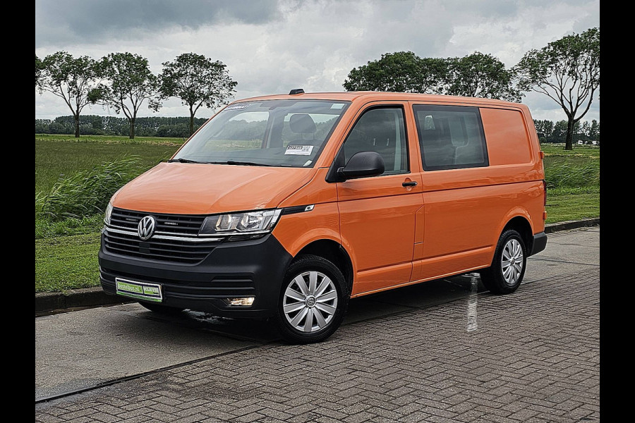 Volkswagen Transporter 2.0 TDI L1H1 28 Highline Dubbel cabine, Airco, Cruisecontrol, DSG automaat,  EURO6, Carplay, org NL, Trekhaak