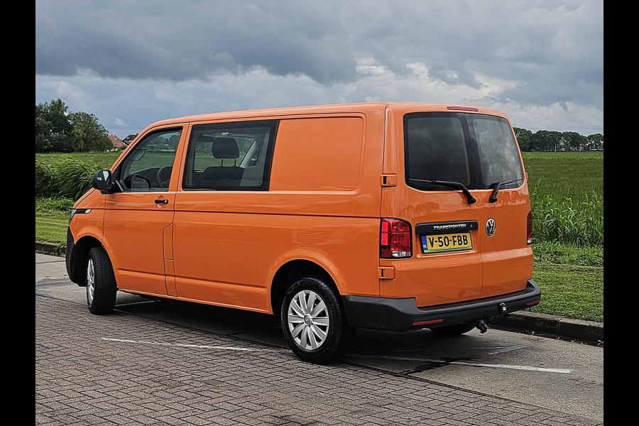 Volkswagen Transporter 2.0 TDI L1H1 28 Highline Dubbel cabine, Airco, Cruisecontrol, DSG automaat,  EURO6, Carplay, org NL, Trekhaak