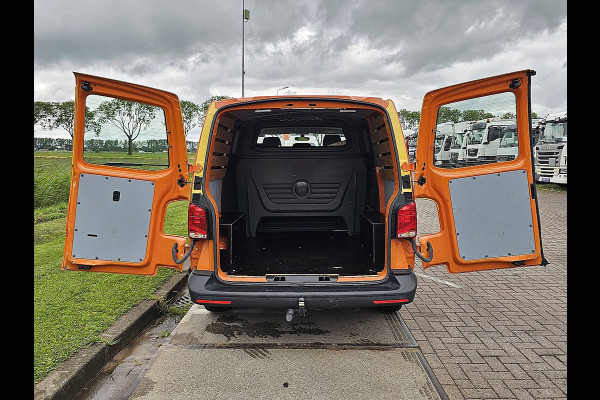 Volkswagen Transporter 2.0 TDI L1H1 28 Highline Dubbel cabine, Airco, Cruisecontrol, DSG automaat,  EURO6, Carplay, org NL, Trekhaak
