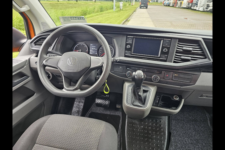 Volkswagen Transporter 2.0 TDI L1H1 28 Highline Dubbel cabine, Airco, Cruisecontrol, DSG automaat,  EURO6, Carplay, org NL, Trekhaak
