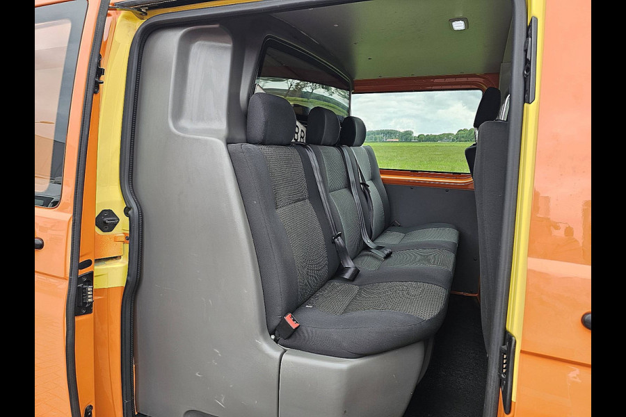 Volkswagen Transporter 2.0 TDI L1H1 28 Highline Dubbel cabine, Airco, Cruisecontrol, DSG automaat,  EURO6, Carplay, org NL, Trekhaak