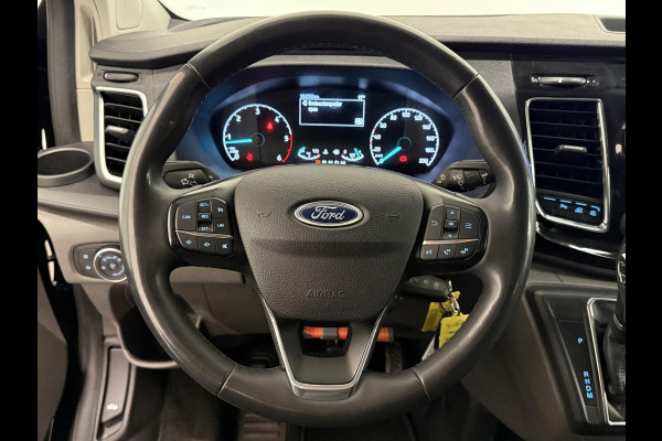 Ford Transit Custom 300 2.0 TDCI L2H1 Limited Dubbele cabine Automaat Navigatie Airco 2 Schuifdeuren Trekhaak PDC Carplay DAB