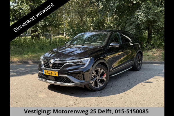 Renault Arkana 1.6 HYBRID 145PK R.S LINE GARANTIE TOT 2032* BIJNA 2023 !PANORAMA-DAK . STOEL & STUUR VERWARMING . NAVIGATIE . PARKEERSENSOREN .