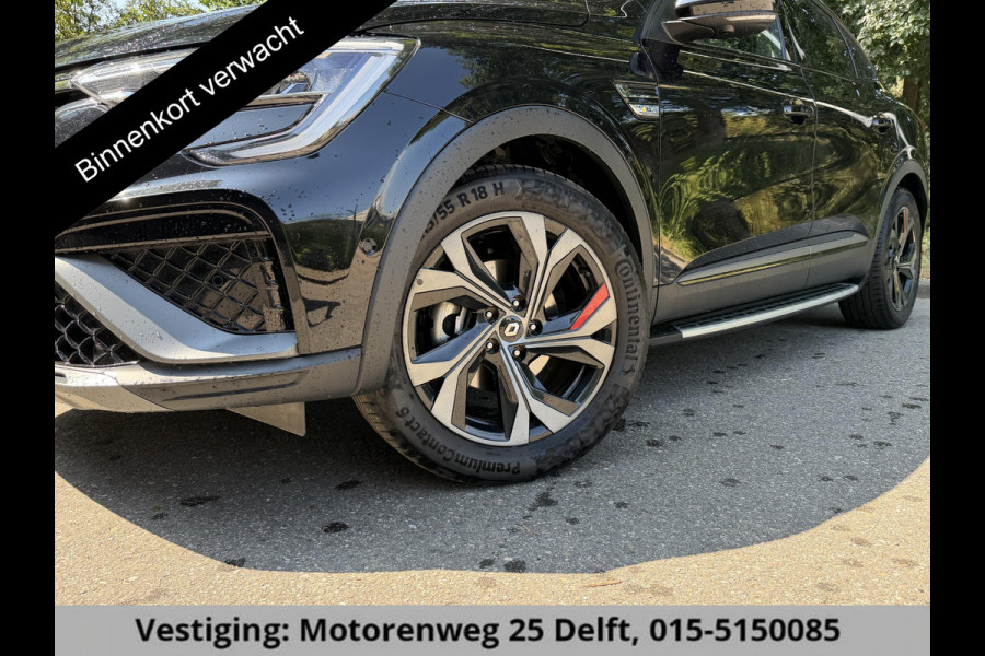 Renault Arkana 1.6 HYBRID 145PK R.S LINE GARANTIE TOT 2032* BIJNA 2023 !PANORAMA-DAK . STOEL & STUUR VERWARMING . NAVIGATIE . PARKEERSENSOREN .