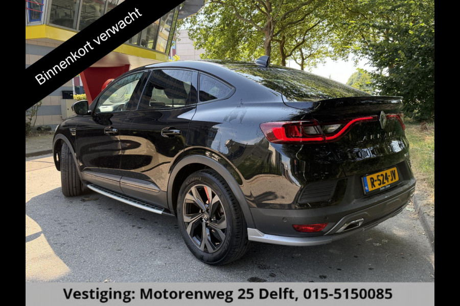 Renault Arkana 1.6 HYBRID 145PK R.S LINE GARANTIE TOT 2032* BIJNA 2023 !PANORAMA-DAK . STOEL & STUUR VERWARMING . NAVIGATIE . PARKEERSENSOREN .