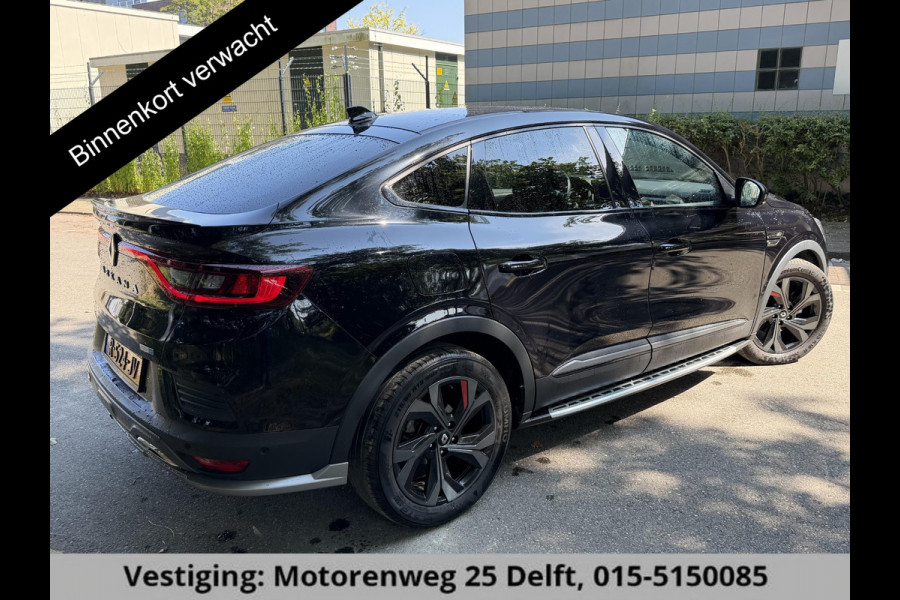 Renault Arkana 1.6 HYBRID 145PK R.S LINE GARANTIE TOT 2032* BIJNA 2023 !PANORAMA-DAK . STOEL & STUUR VERWARMING . NAVIGATIE . PARKEERSENSOREN .