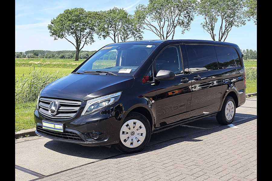 Mercedes-Benz Vito 114 CDI Lang L2 LED Airco/ECC Automaat Adaptieve Cruise Bumpers-Kleur Achterdeuren 2xZijdeuren Navi Euro6