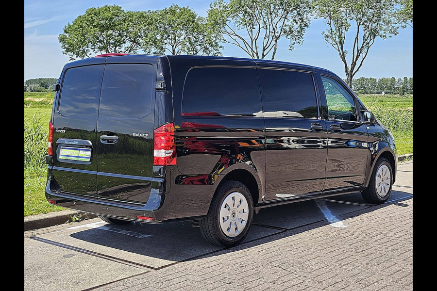 Mercedes-Benz Vito 114 CDI Lang L2 LED Airco/ECC Automaat Adaptieve Cruise Bumpers-Kleur Achterdeuren 2xZijdeuren Navi Euro6