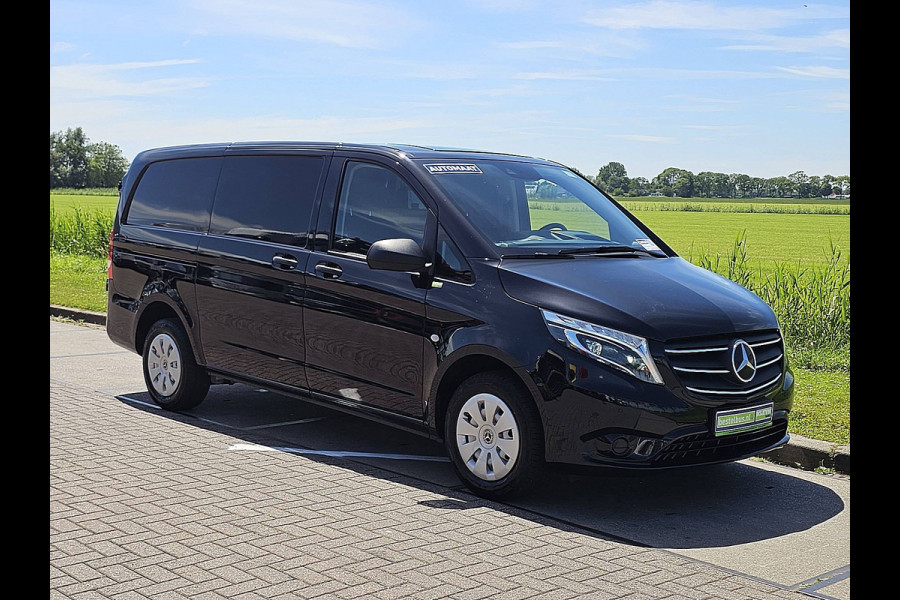 Mercedes-Benz Vito 114 CDI Lang L2 LED Airco/ECC Automaat Adaptieve Cruise Bumpers-Kleur Achterdeuren 2xZijdeuren Navi Euro6