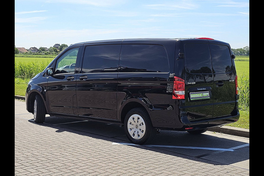 Mercedes-Benz Vito 114 CDI Lang L2 LED Airco/ECC Automaat Adaptieve Cruise Bumpers-Kleur Achterdeuren 2xZijdeuren Navi Euro6