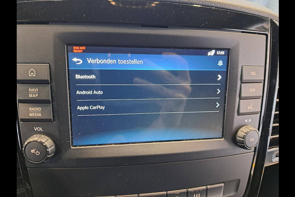 Mercedes-Benz Vito 114 CDI Lang L2 LED Airco/ECC Automaat Adaptieve Cruise Bumpers-Kleur Achterdeuren 2xZijdeuren Navi Euro6
