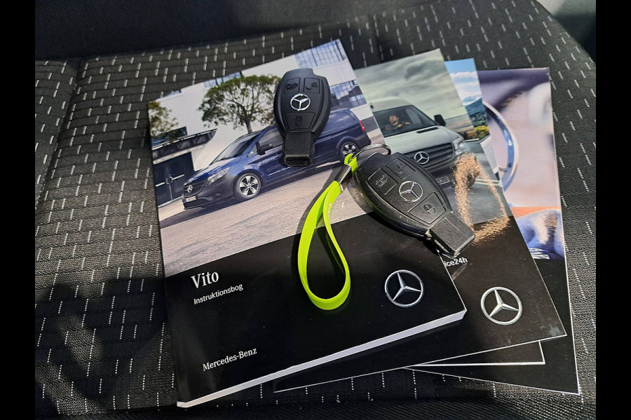Mercedes-Benz Vito 114 CDI Lang L2 LED Airco/ECC Automaat Adaptieve Cruise Bumpers-Kleur Achterdeuren 2xZijdeuren Navi Euro6
