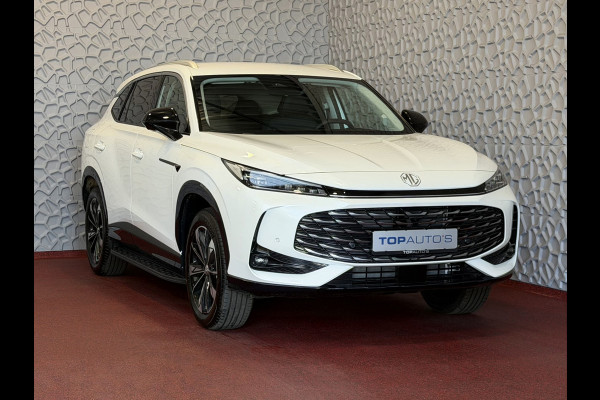 MG MG HS PHEV 1.5 TGDI LUXURY PHEV PLUG-IN HYBRIDE | LEER | 272PK NIEUWE AUTO | >1.000 KM TOTAAL BEREIK | 360° CAMERA | ELEKTRISCHE ACHTERKLEP