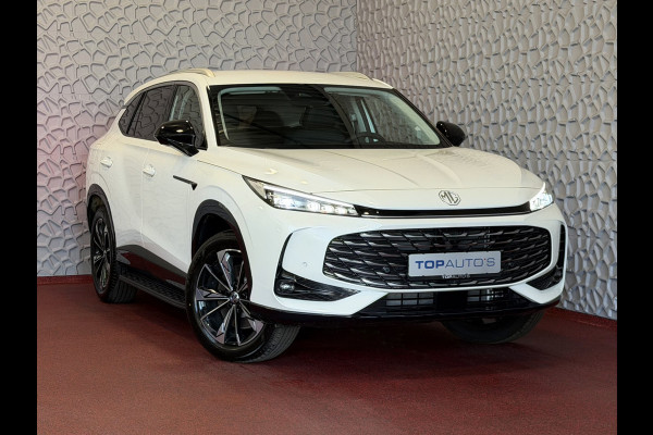 MG MG HS PHEV 1.5 TGDI LUXURY PHEV PLUG-IN HYBRIDE | LEER | 272PK NIEUWE AUTO | >1.000 KM TOTAAL BEREIK | 360° CAMERA | ELEKTRISCHE ACHTERKLEP