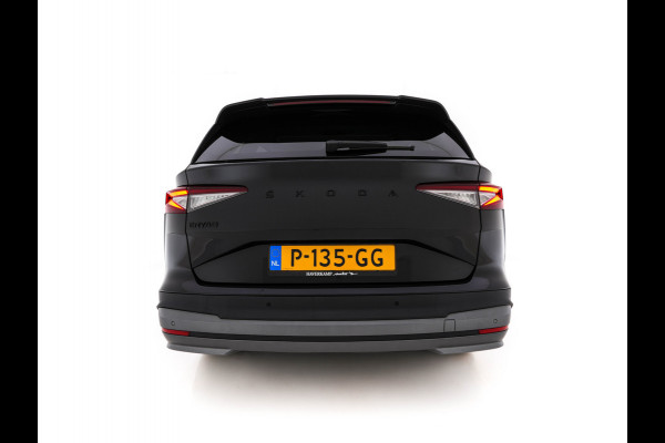 Škoda ENYAQ iV 60 [ 3-Fase-11kW ] {SoH-88%} (INCL-BTW) *LEATHER-FABRIC | FULL-LED | DIGI-COCKPIT | CAMERA | KEYLESS | NAVI-FULLMAP | AMBIENTLIGHT | ECC | HEATED-COMFORTSEATS | PRIVACY-GLASS | DAB+ | PDC | CRUISE | 19"ALU*