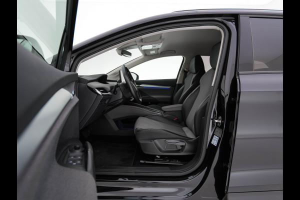 Škoda ENYAQ iV 60 [ 3-Fase-11kW ] {SoH-88%} (INCL-BTW) *LEATHER-FABRIC | FULL-LED | DIGI-COCKPIT | CAMERA | KEYLESS | NAVI-FULLMAP | AMBIENTLIGHT | ECC | HEATED-COMFORTSEATS | PRIVACY-GLASS | DAB+ | PDC | CRUISE | 19"ALU*