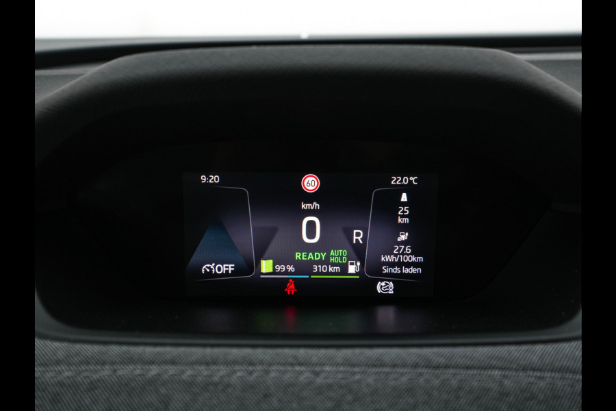 Škoda ENYAQ iV 60 [ 3-Fase-11kW ] {SoH-88%} (INCL-BTW) *LEATHER-FABRIC | FULL-LED | DIGI-COCKPIT | CAMERA | KEYLESS | NAVI-FULLMAP | AMBIENTLIGHT | ECC | HEATED-COMFORTSEATS | PRIVACY-GLASS | DAB+ | PDC | CRUISE | 19"ALU*