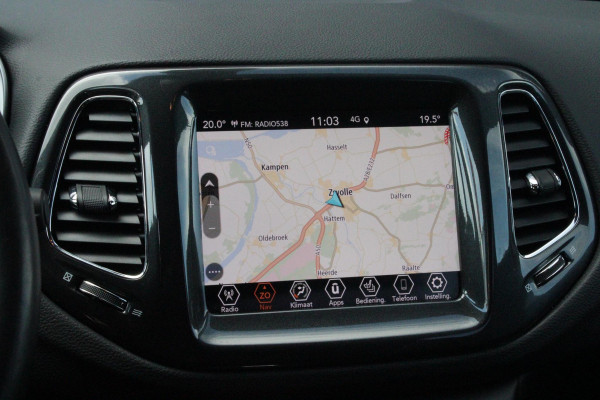 Jeep Compass 4xe 240PK Plug-in Hybrid ELECTRIC S | AFNEEMBARE TREKHAAK | PANORAMA SCHUIF/KANTEL DAK | DAB+ RADIO | NAVIGATIE | ELEKTRISCH BEDIENBARE VOORSTOELEN MET GEHEUGENFUNCTIE OP DE BESTUURDERSSTOEL | STOEL/STUUR VERWARMING | STOEL VENTILATIE | CRUISE CONTROL | DODEHOEK DETECTIE | CLIMATE CONTROL | XENON KOPLAMPEN | LEDEREN BEKLEDING | ELEKTRISCH BEDIENBARE ACHTERKLEP | KEYLESS ENTRY/START | PARKEERSENSOREN VOOR + ACHTER | ACHTERUITRIJ CAMERA | ALPINE AUDIO SYSTEM |