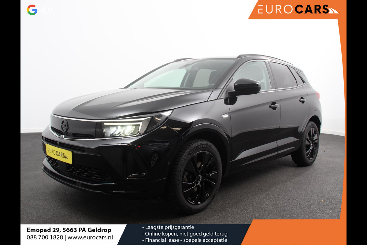 Opel Grandland 1.2 Turbo GS Automaat Navigatie Apple Carplay/Android Auto Camera Parkeersensoren Adaptive Cruise Control Dodehoekdetectie Stoel-en stuurverwarming Climate Control Lichtmetalen velgen
