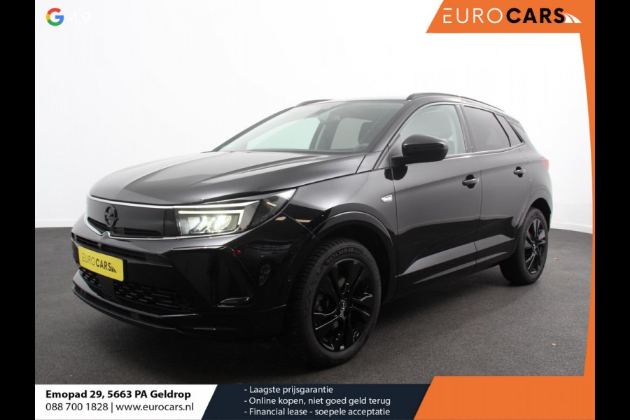 Opel Grandland 1.2 Turbo GS Automaat Navigatie Apple Carplay/Android Auto Camera Parkeersensoren Adaptive Cruise Control Dodehoekdetectie Stoel-en stuurverwarming Climate Control Lichtmetalen velgen