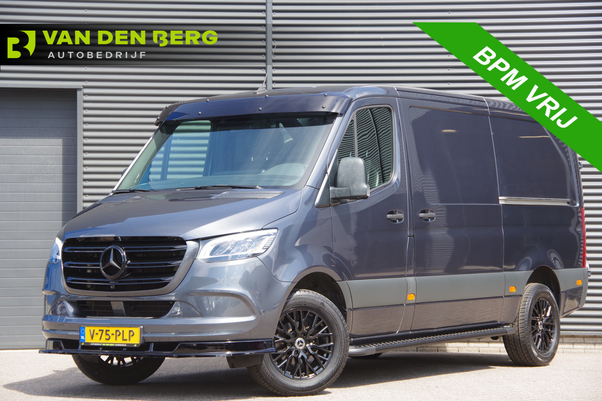 Mercedes-Benz Sprinter 319 3.0 CDI V6 L2H1 MARGE! AUT. LED, 2X SCHUIFDEUR, 3.5T TREKHAAK, LEDER, ADAPT. CRUISE, 360 CAMERA, NAVI, CLIMA, STOELVERWARMIN