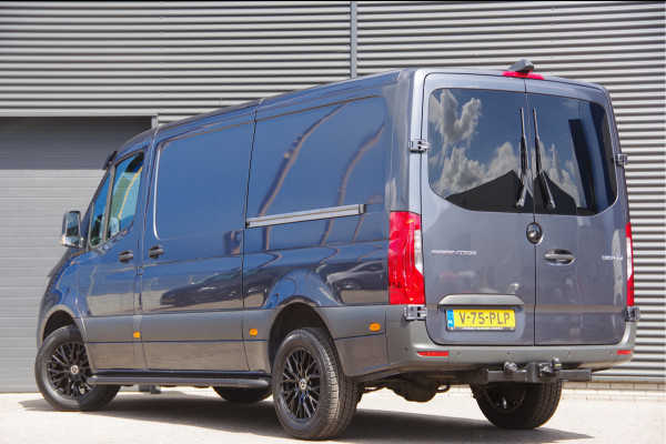 Mercedes-Benz Sprinter 319 3.0 CDI V6 L2H1 MARGE! AUT. LED, 2X SCHUIFDEUR, 3.5T TREKHAAK, LEDER, ADAPT. CRUISE, 360 CAMERA, NAVI, CLIMA, STOELVERWARMIN
