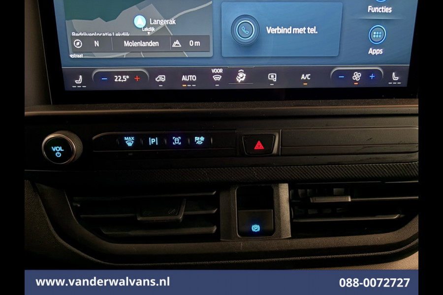 Ford Transit Custom 2.0 TDCI 136pk L1H1 Euro6 Airco | Camera | Navigatie | LED | Apple Carplay | Adaptieve Cruisecontrol Android Auto, Verwarmde voorruit, Stoelverwarming, Parkeersensoren, Bijrijdersbank, 2590kg trekvermogen