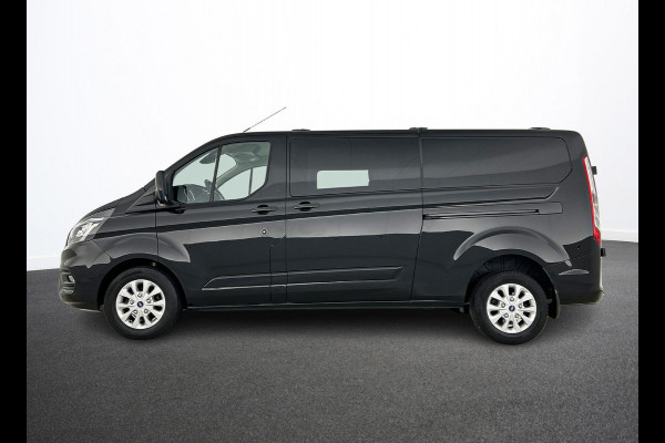 Ford Transit Custom 300 2.0 TDCI L2H1 Limited Dubbele cabine Automaat Navi Airco 2x Schuifdeuren Trekhaak Parkeersensoren Carplay