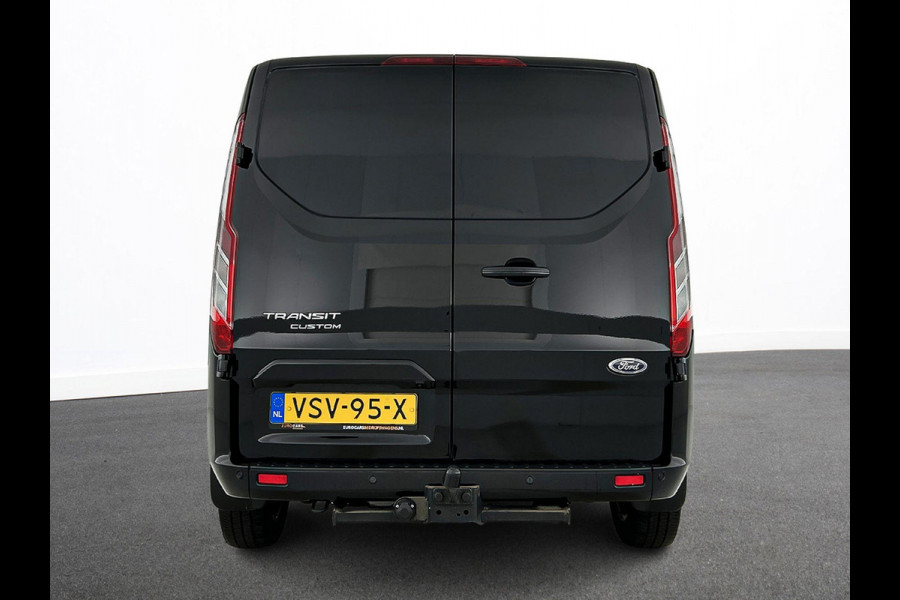 Ford Transit Custom 300 2.0 TDCI L2H1 Limited Dubbele cabine Automaat Navi Airco 2x Schuifdeuren Trekhaak Parkeersensoren Carplay