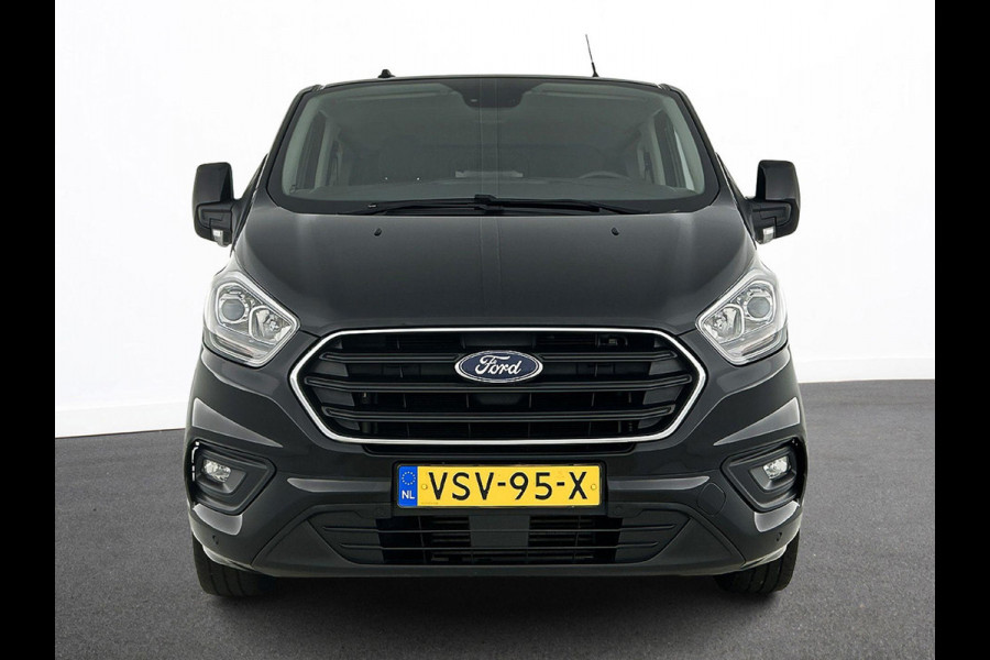 Ford Transit Custom 300 2.0 TDCI L2H1 Limited Dubbele cabine Automaat Navi Airco 2x Schuifdeuren Trekhaak Parkeersensoren Carplay